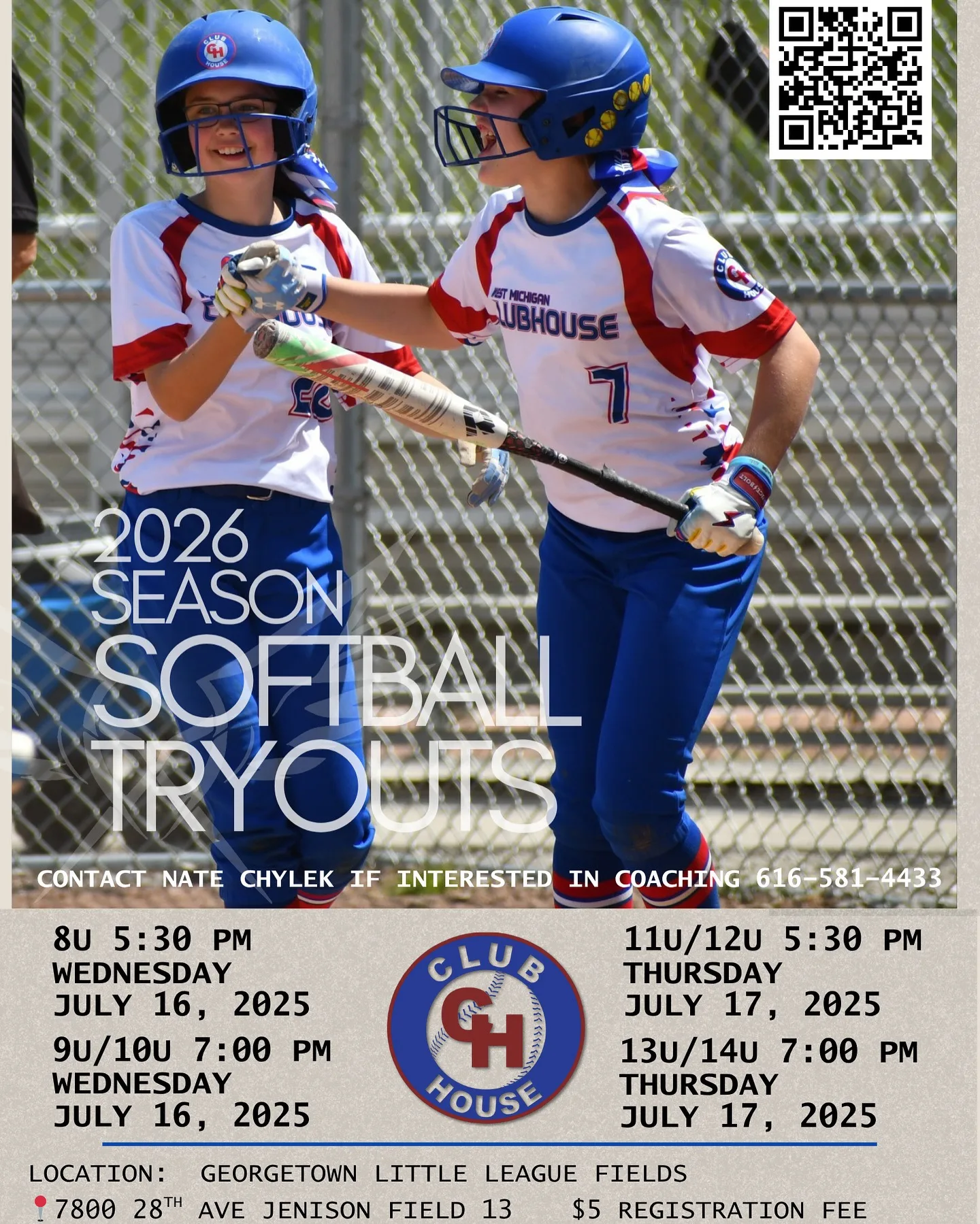 wmch softball tryouts